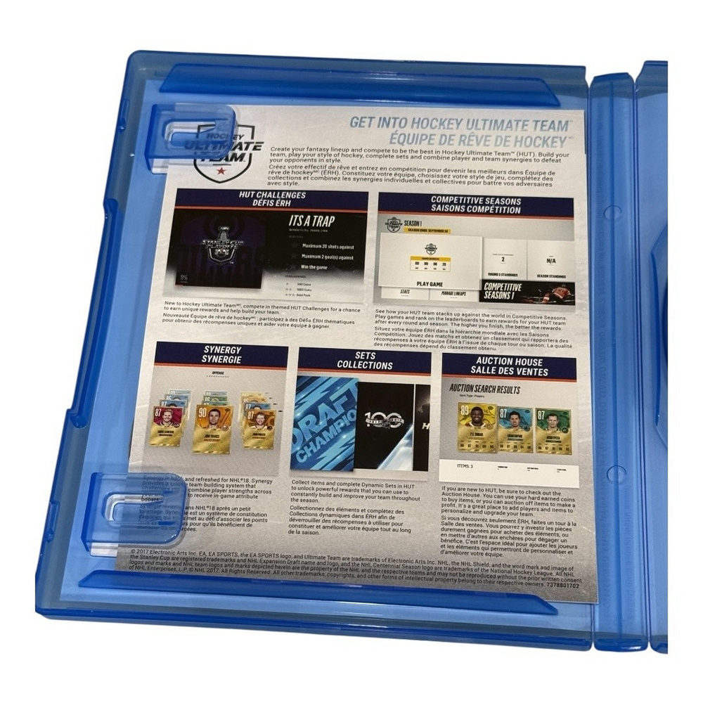NHL 18 PS4 Video Game Complete EA Sports Hockey NHL Threes Mode Tested Disc Case - Picture 7 of 10